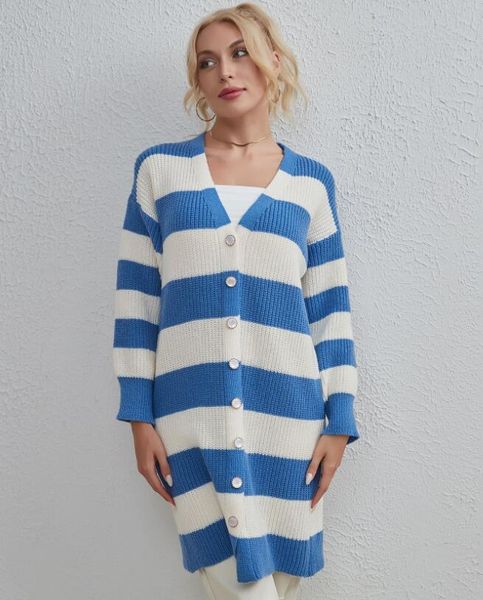 2023 women's sweater spring and autumn new fashion mid length cardigan women's sweater knitted women's coat, White;black
2023 women's sweater spring and autumn new fashion mid length cardigan women's sweater knitted women's coat, White;black