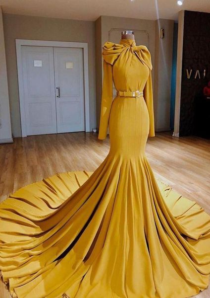 elegant arabic dubai high neck yellow mermaid evening dresses long sleeves sheath evening gowns with belt long formal dress evenin4965471, Black;red
elegant arabic dubai high neck yellow mermaid evening dresses long sleeves sheath evening gowns with belt long formal dress evenin4965471, Black;red