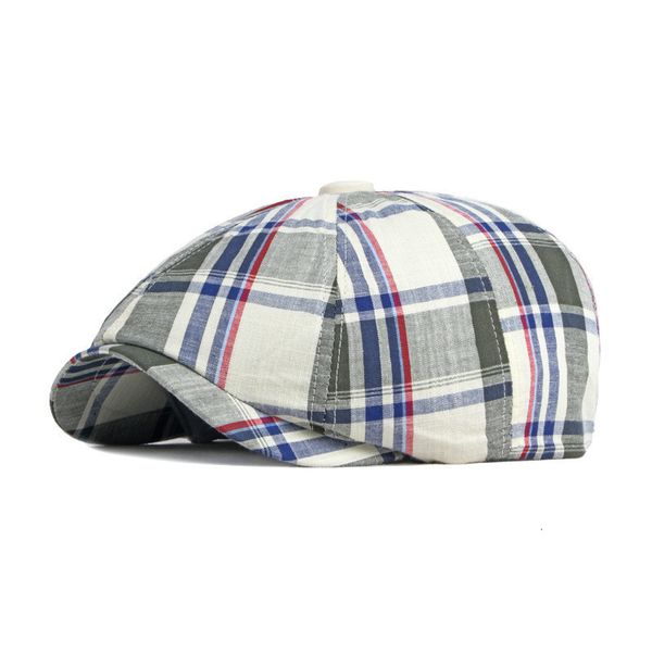 sboy hats ldslyjr spring autumn cotton plaid sboy caps flat peaked cap men and women painter beret hats 85 230717, Blue;gray
sboy hats ldslyjr spring autumn cotton plaid sboy caps flat peaked cap men and women painter beret hats 85 230717, Blue;gray
