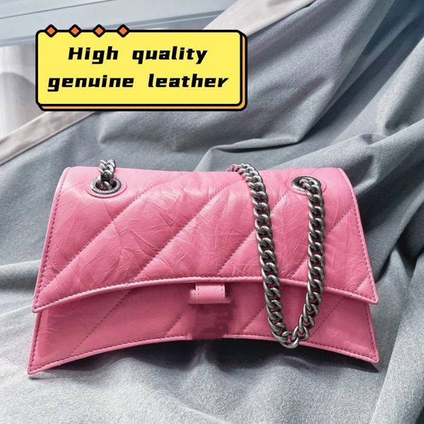designer bag crush chain shoulder bags nail magnet silver pink black nail double chain luxury shoulder crossbody pillow bag genuine leather
designer bag crush chain shoulder bags nail magnet silver pink black nail double chain luxury shoulder crossbody pillow bag genuine leather