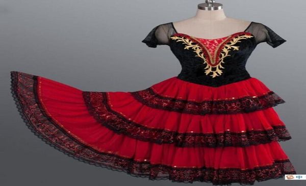 stage wear don quixote ballet dress black red romantic tutu professional ballet long tutu spanish dance costume spanish kitr5149112
stage wear don quixote ballet dress black red romantic tutu professional ballet long tutu spanish dance costume spanish kitr5149112