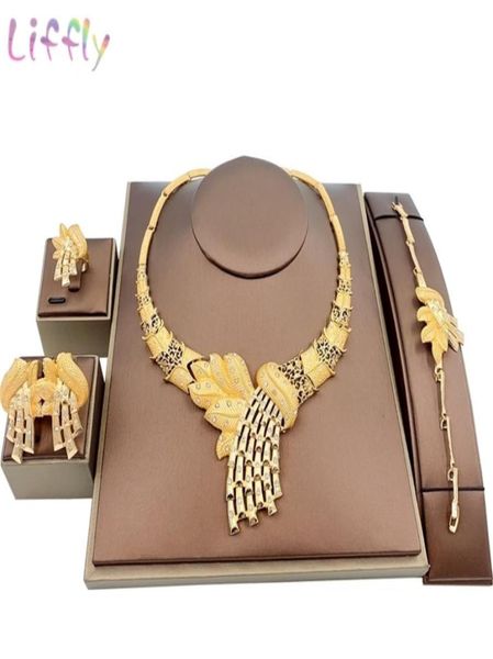 nigerian fashion jewelry sets leaf shape necklace gold bracelet women dubai jewelry set earrings wedding bridal crystal ring 201224452647, Slivery;crystal
nigerian fashion jewelry sets leaf shape necklace gold bracelet women dubai jewelry set earrings wedding bridal crystal ring 201224452647, Slivery;crystal