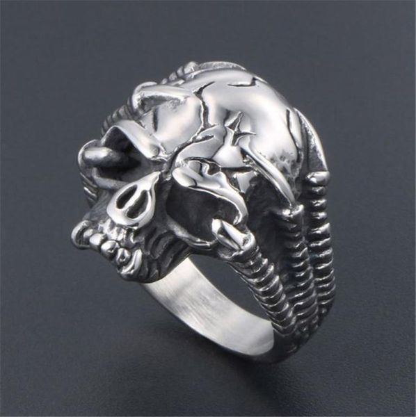 gothic men039s finger ring biker skull stainless steel male vintage rings men jewelry accessories 7431396103, Silver
gothic men039s finger ring biker skull stainless steel male vintage rings men jewelry accessories 7431396103, Silver