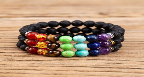 7 chakras 8mm black lava stone bracelet diy aromatherapy essential oil diffuser bracelet buddha mala yoga jewelry7422941, Golden;silver
7 chakras 8mm black lava stone bracelet diy aromatherapy essential oil diffuser bracelet buddha mala yoga jewelry7422941, Golden;silver