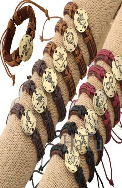twelve constellations leather bracelets leather wrap bracelets zodiac leather bracelet for men1849102, Golden;silver
twelve constellations leather bracelets leather wrap bracelets zodiac leather bracelet for men1849102, Golden;silver