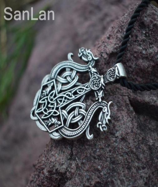 sanlan brand 12pcs viking ship necklace amulet large double dragon pendant nordic talisman jewelry chains6888378, Silver
sanlan brand 12pcs viking ship necklace amulet large double dragon pendant nordic talisman jewelry chains6888378, Silver