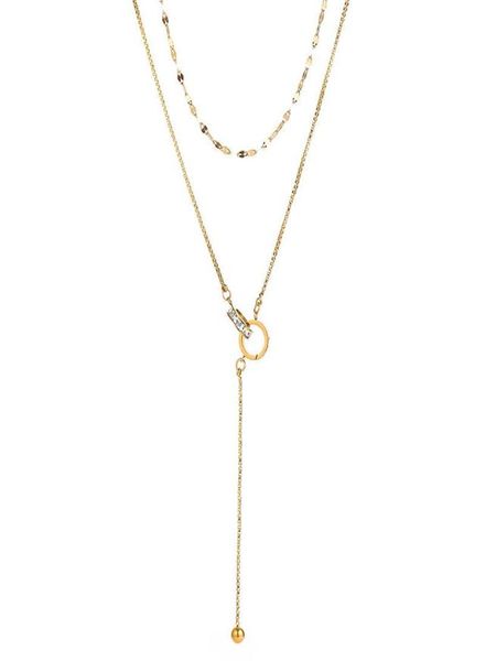 pendant necklaces 2021 double layered necklace female trendy jewelry goldrose gold color roman loop sweater decoration chain part3204212, Silver
pendant necklaces 2021 double layered necklace female trendy jewelry goldrose gold color roman loop sweater decoration chain part3204212, Silver
