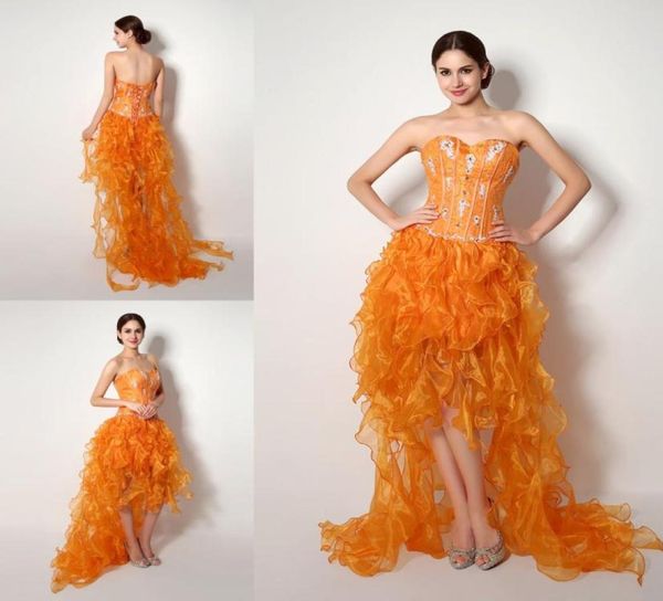 2015 designer high low prom dresses in stock seetheart crystal fish boning ruched orange organza party gowns bandage dr5127927, Black
2015 designer high low prom dresses in stock seetheart crystal fish boning ruched orange organza party gowns bandage dr5127927, Black