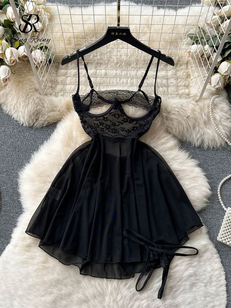 pyjamas singreiny summer sheer camisole night dress hollow out transparent erotic pajamas women slim lingerie short lace nightwear 230718, Red;black
pyjamas singreiny summer sheer camisole night dress hollow out transparent erotic pajamas women slim lingerie short lace nightwear 230718, Red;black