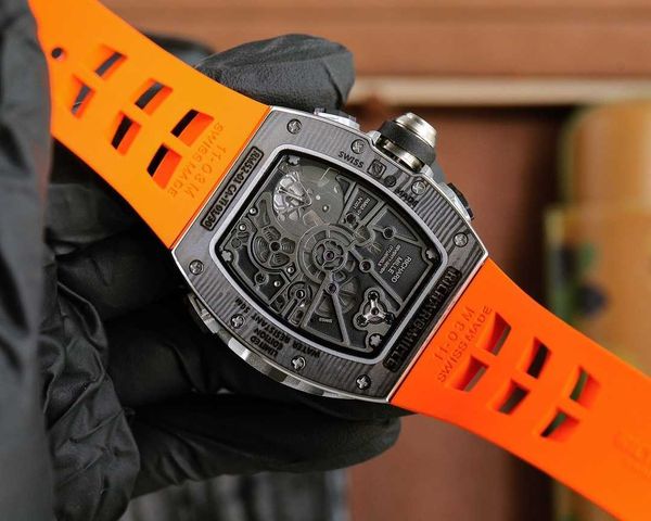 designer fantasic men wrist watches superb rm62-01 watch bilw fully automatic mechanical movement sapphire mirror ntpt carbon fiber case wit, Slivery;brown
designer fantasic men wrist watches superb rm62-01 watch bilw fully automatic mechanical movement sapphire mirror ntpt carbon fiber case wit, Slivery;brown