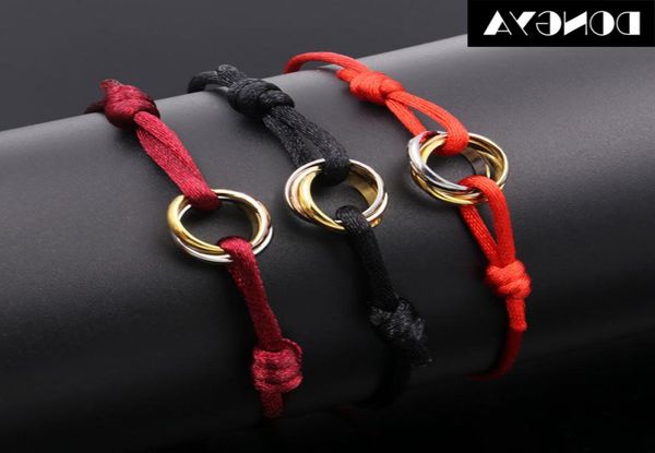 fashion brand women lover bangle handmade rope chain bracelet charm titanium stainless steel three circles carter9010802, Black
fashion brand women lover bangle handmade rope chain bracelet charm titanium stainless steel three circles carter9010802, Black