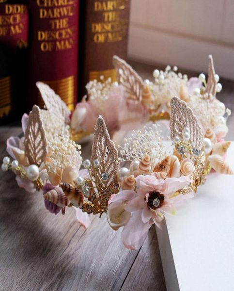 diy love romantic shell hair vine wedding leaf pearl hair accessories luxury flower crystal bridal crown pink rhinestone tiaras fo5387444, Silver
diy love romantic shell hair vine wedding leaf pearl hair accessories luxury flower crystal bridal crown pink rhinestone tiaras fo5387444, Silver