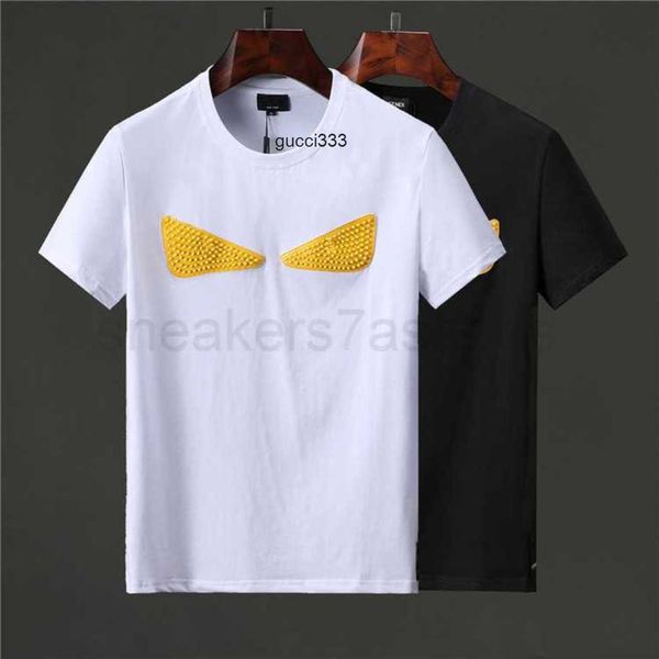 ff pattern t-shirt yellow embroidery men's high-quality silicone new e simple tees summer loose round neck comfortable fendyly and brea, White;black
ff pattern t-shirt yellow embroidery men's high-quality silicone new e simple tees summer loose round neck comfortable fendyly and brea, White;black