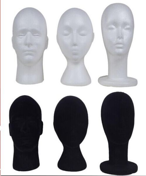 styrofoam and velvet mannequin head hat wig holder black or white stand display female male head8932224
styrofoam and velvet mannequin head hat wig holder black or white stand display female male head8932224
