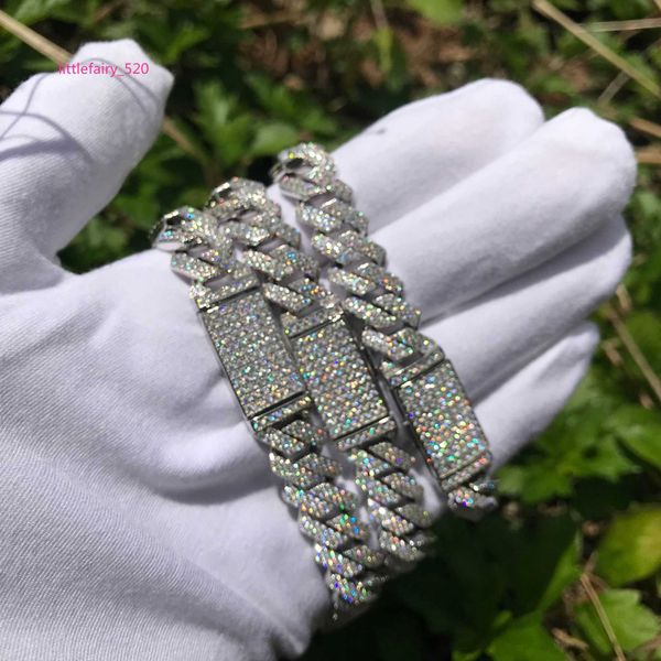 chain 12mm 8-inch 925 silver jewelry cuban bracelet stars full diamond bracelet link mens bracelets, Black
chain 12mm 8-inch 925 silver jewelry cuban bracelet stars full diamond bracelet link mens bracelets, Black