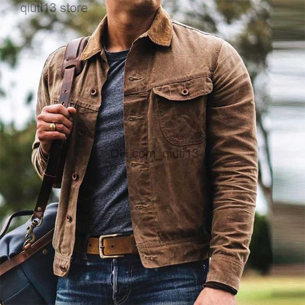 men's jackets casual trend solid color lapel jacket men's 2023 new men's short jacket denim jacket men's slim fit clothi, Black;brown
men's jackets casual trend solid color lapel jacket men's 2023 new men's short jacket denim jacket men's slim fit clothi, Black;brown