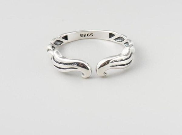 925 sterling silver jewelry wings shape retro silver plain silver open ring jewelry4883881
925 sterling silver jewelry wings shape retro silver plain silver open ring jewelry4883881