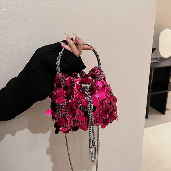 new 2023 fashionable sequins colorful handbag for women's crossbody chain candy color bucket bag pu 230718
new 2023 fashionable sequins colorful handbag for women's crossbody chain candy color bucket bag pu 230718