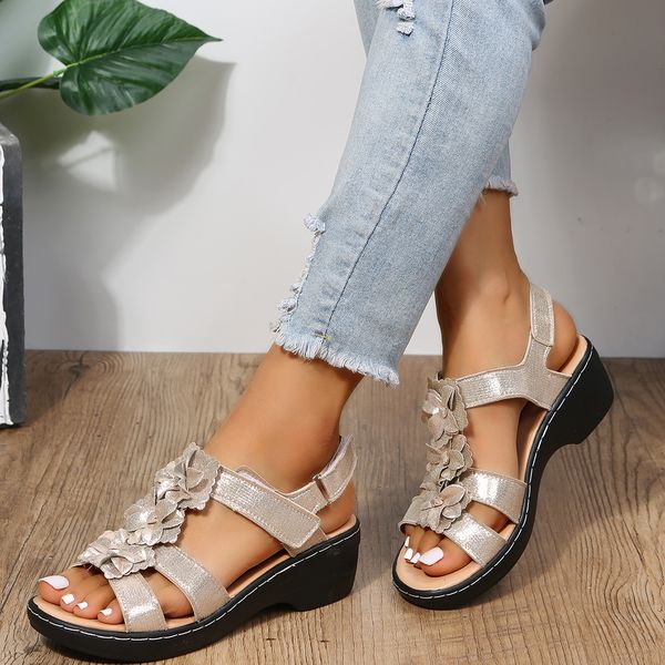 sandals women leather sandal plus size flower wedge roman sandals finger flat summer shoes sandalias de fiesta elegantes 230717, Black
sandals women leather sandal plus size flower wedge roman sandals finger flat summer shoes sandalias de fiesta elegantes 230717, Black