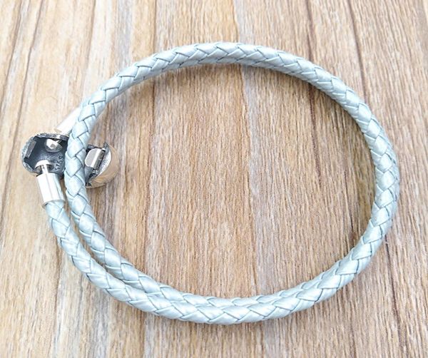 light blue leather charm bracelets authentic 925 silverfits european style jewelry charms beads handmade gift andy jewel 590734cbl-d5011611, Golden;silver
light blue leather charm bracelets authentic 925 silverfits european style jewelry charms beads handmade gift andy jewel 590734cbl-d5011611, Golden;silver