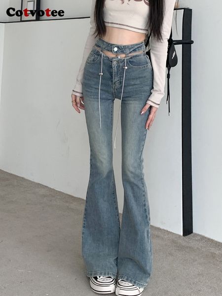 women s jeans cotvotee high waisted for women fashion vintage streetwear slim flare pants mom full length denim y2k 230718, Blue
women s jeans cotvotee high waisted for women fashion vintage streetwear slim flare pants mom full length denim y2k 230718, Blue