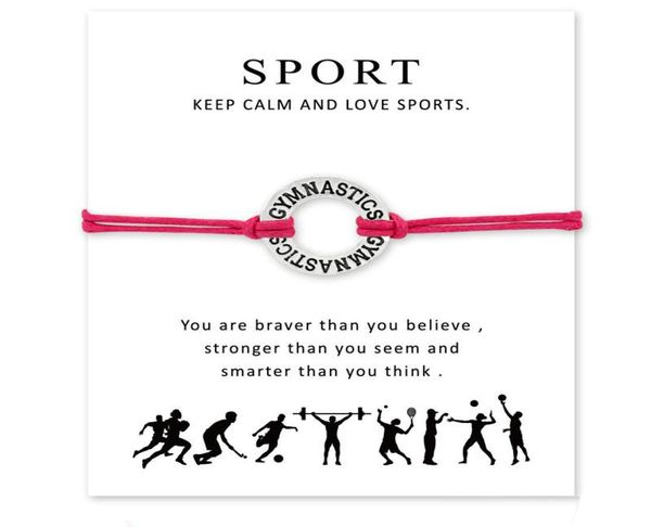 handmade rope gymnastics charm bracelets for women men friendship statement wish jewelry gift with card 7911542, Golden;silver
handmade rope gymnastics charm bracelets for women men friendship statement wish jewelry gift with card 7911542, Golden;silver