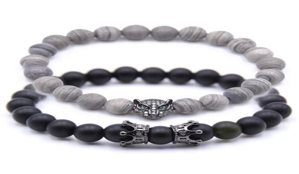 fancy design handmade 8mm agate strands bracelet colorful natural stone copper leopard head charm bracelets8982115, Black
fancy design handmade 8mm agate strands bracelet colorful natural stone copper leopard head charm bracelets8982115, Black