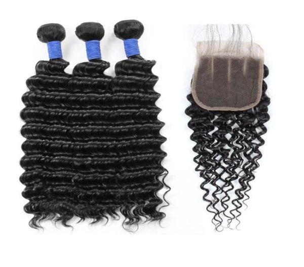 10a brazilian hair deep wave human bundles with closure whole peruvian human hair weaves 3bundles with closure hair extensions55763971109, Black
10a brazilian hair deep wave human bundles with closure whole peruvian human hair weaves 3bundles with closure hair extensions55763971109, Black