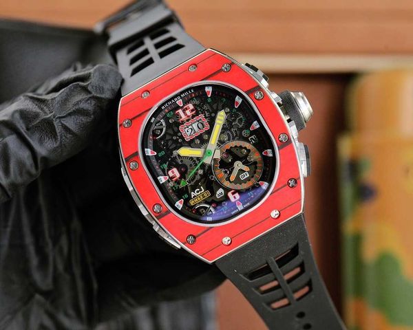 designer fantasic men wrist watches superb rm62-01 watch mzvm fully automatic mechanical movement sapphire mirror ntpt carbon fiber case wit, Slivery;brown
designer fantasic men wrist watches superb rm62-01 watch mzvm fully automatic mechanical movement sapphire mirror ntpt carbon fiber case wit, Slivery;brown