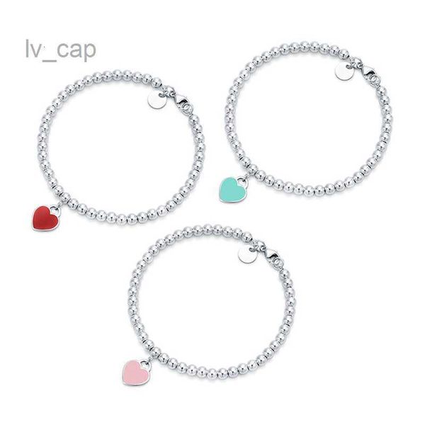 lover couple beaded strands bracelets 925 silver hearts pendant bracelet for women green pink red designer bracelets luxury bangle, Black
lover couple beaded strands bracelets 925 silver hearts pendant bracelet for women green pink red designer bracelets luxury bangle, Black