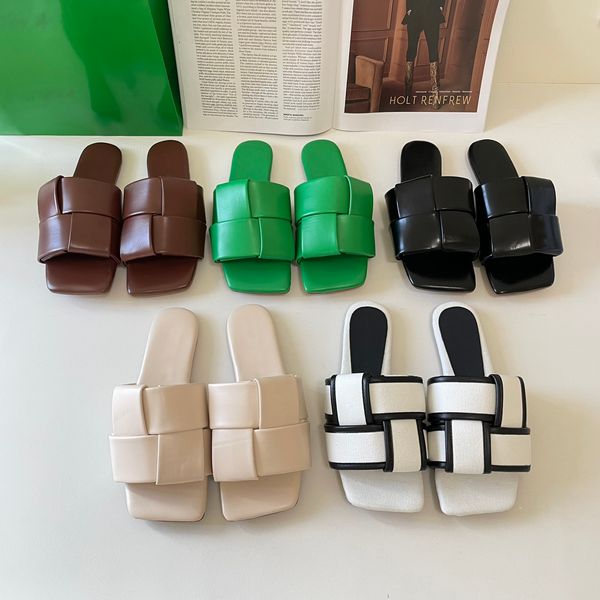 designer slippers lido sandal women slipper woven sandals flat square toe mules leather slides classic summer beach flip flops size 35-40 wi, Black
designer slippers lido sandal women slipper woven sandals flat square toe mules leather slides classic summer beach flip flops size 35-40 wi, Black
