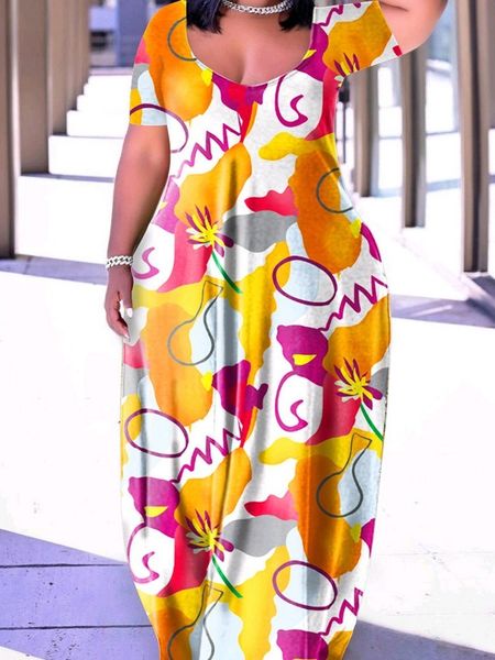 women's plus size t-shirt zjfzml zz plus size women's floor length dress casual aesthetic print scoop neck short sleeve loose wais, Black
women's plus size t-shirt zjfzml zz plus size women's floor length dress casual aesthetic print scoop neck short sleeve loose wais, Black