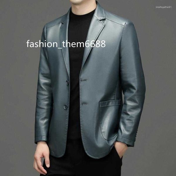 men's jackets men's jackets dyb zacq autumn leather coat suit lapel business casual jacket for men, Black;brown
men's jackets men's jackets dyb zacq autumn leather coat suit lapel business casual jacket for men, Black;brown