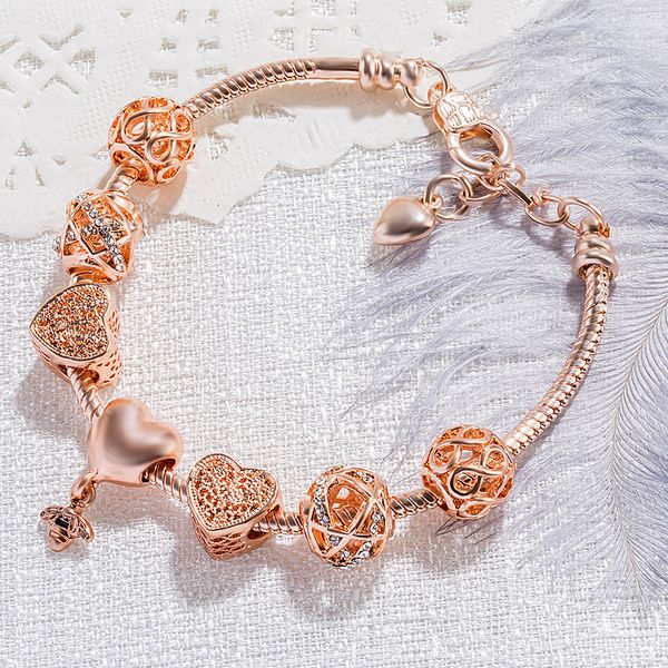 2023 new trendy fashion charm pendant bracelet for pandora platinum heart diy pendant lady deseigner bracelet for women, Golden;silver
2023 new trendy fashion charm pendant bracelet for pandora platinum heart diy pendant lady deseigner bracelet for women, Golden;silver