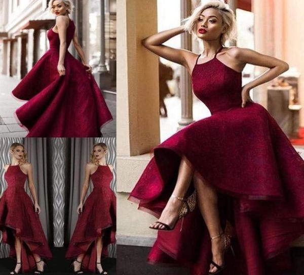 stunning high low prom dresses long aline halter neck lace formal dress burgundy party gown4445241, Black
stunning high low prom dresses long aline halter neck lace formal dress burgundy party gown4445241, Black