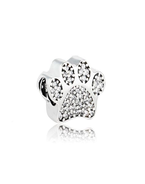 authentic 925 sterling silver bear paw sole bead charm with clear cz fit original bracelet diy jewelry making wholesale7141425, Black
authentic 925 sterling silver bear paw sole bead charm with clear cz fit original bracelet diy jewelry making wholesale7141425, Black