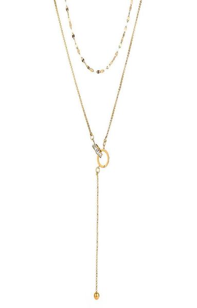 pendant necklaces 2021 double layered necklace female trendy jewelry goldrose gold color roman loop sweater decoration chain part8576638, Silver
pendant necklaces 2021 double layered necklace female trendy jewelry goldrose gold color roman loop sweater decoration chain part8576638, Silver