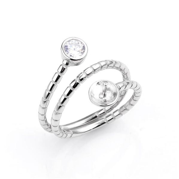 shaped ring pearl settings with zircon jewelry bijoux 925 sterling silver rings base diy findings 5 pieces6712199, Slivery;crystal
shaped ring pearl settings with zircon jewelry bijoux 925 sterling silver rings base diy findings 5 pieces6712199, Slivery;crystal