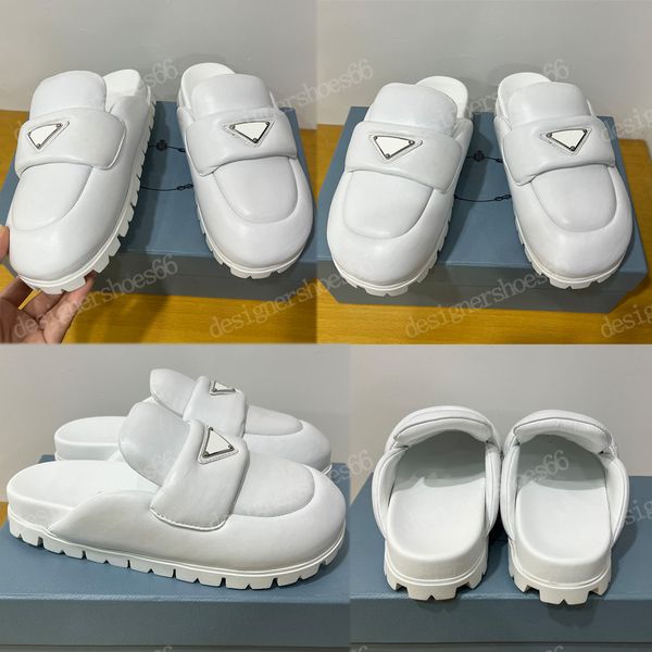 soft padded nappa leather sabots 1s084 designer sandals metal triangle logo hybrid design modern simple lightweight soft durable slippers sa, Black
soft padded nappa leather sabots 1s084 designer sandals metal triangle logo hybrid design modern simple lightweight soft durable slippers sa, Black