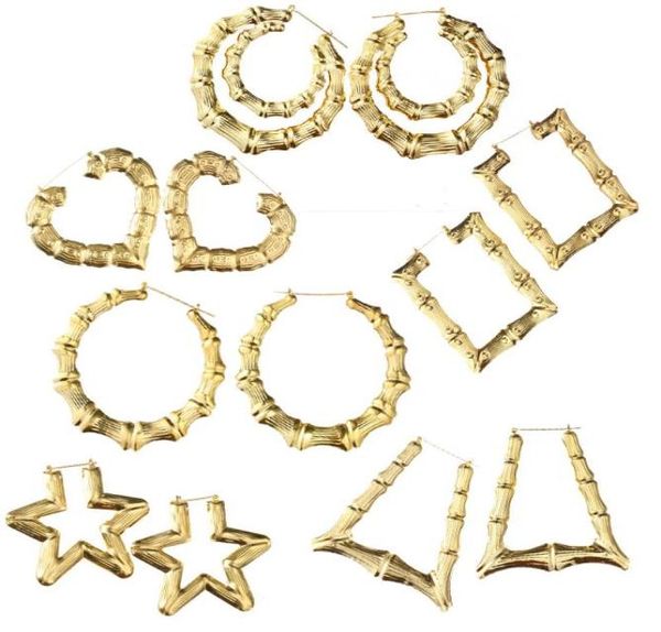 bamboo hoop earrings women vintage golden circle hiphop jewelry fashion earring 220 r27708271, Golden;silver
bamboo hoop earrings women vintage golden circle hiphop jewelry fashion earring 220 r27708271, Golden;silver