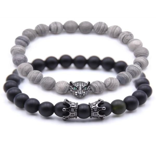 fancy design handmade 8mm agate strands bracelet colorful natural stone copper leopard head charm bracelets6070511, Black
fancy design handmade 8mm agate strands bracelet colorful natural stone copper leopard head charm bracelets6070511, Black