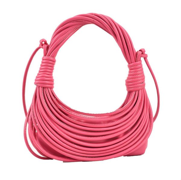 women bag hand-woven bread pu leather handle satchel noodles underarm bag
women bag hand-woven bread pu leather handle satchel noodles underarm bag