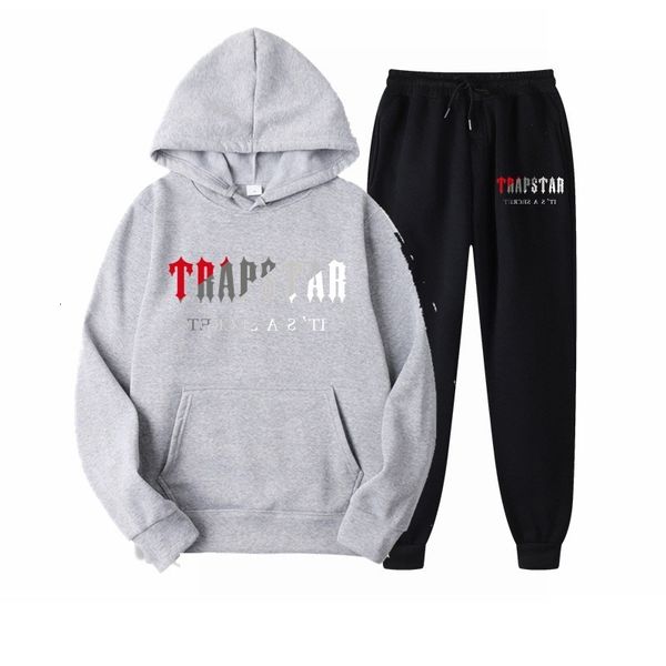 men's tracksuits sets trapstar tracksuit hoodie fleece sweatshirtpants suit hoodies sportswear jogging clothing brand 2 pieces set 2307, Gray
men's tracksuits sets trapstar tracksuit hoodie fleece sweatshirtpants suit hoodies sportswear jogging clothing brand 2 pieces set 2307, Gray