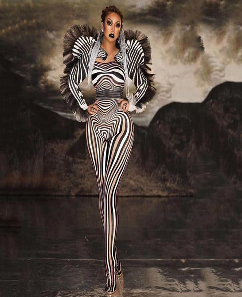fashion zebra pattern jumpsuit women singer stage outfit bar ds dance cosplay bodysuit performance show costume 2203221151658, Black;white
fashion zebra pattern jumpsuit women singer stage outfit bar ds dance cosplay bodysuit performance show costume 2203221151658, Black;white