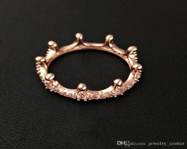 brand new 18k rose gold plated crown ring with cz diamond original gift box for p 925 sterling silver jewelry engagement wedding lovers coup
brand new 18k rose gold plated crown ring with cz diamond original gift box for p 925 sterling silver jewelry engagement wedding lovers coup
