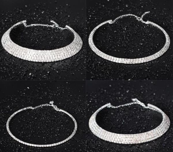 10pcslot crystal rhinestone bride choker wedding necklace for woman fashion jewelry gift craft chokers w00857263380, Golden;silver
10pcslot crystal rhinestone bride choker wedding necklace for woman fashion jewelry gift craft chokers w00857263380, Golden;silver