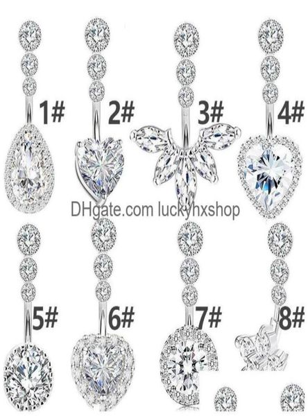 navel bell button rings crystal belly ring for woman piercing round heart zircon stud barbell stainless steel bar body jewelr2751283, Silver
navel bell button rings crystal belly ring for woman piercing round heart zircon stud barbell stainless steel bar body jewelr2751283, Silver