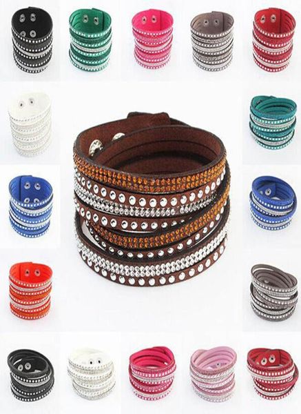 selling rhinestone crystal multilayer bracelets bangles flannel leather wrap bracelet wristbands for women snap button jewelry6584950, Black
selling rhinestone crystal multilayer bracelets bangles flannel leather wrap bracelet wristbands for women snap button jewelry6584950, Black