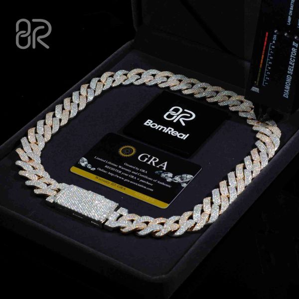 14mm 18" vvs custom moissanite cuban link chain necklace two tones 925 sterling silver fine jewelry
14mm 18" vvs custom moissanite cuban link chain necklace two tones 925 sterling silver fine jewelry
