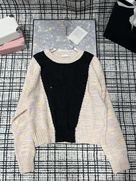 designer clothes women knit pearl diamond logo printing sweater fashion splicing design pullover july14, White
designer clothes women knit pearl diamond logo printing sweater fashion splicing design pullover july14, White
